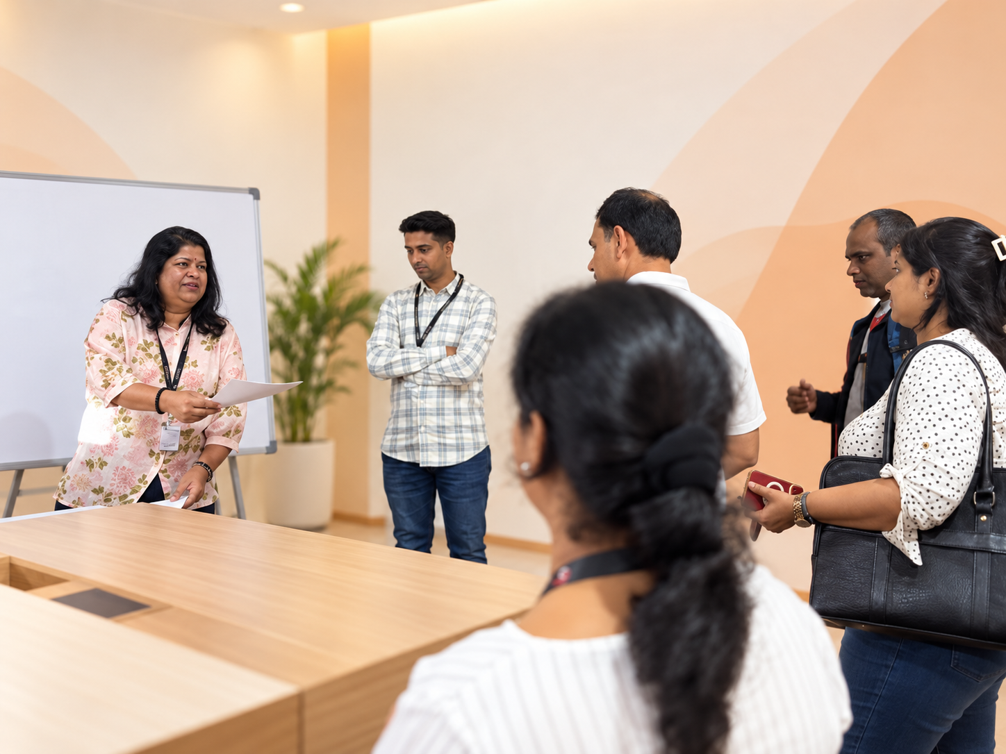 Students participating in a practical workshop